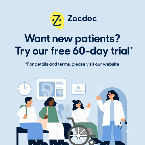 Try Zocdoc free for 60 days! Promo