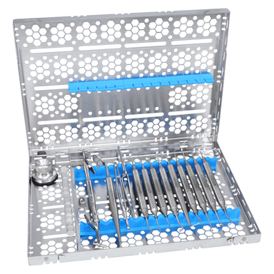 Large Custom Cassette - Single Sided - 16 Instruments with Divider