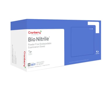 Cranberry Bio Nitrile Biodegradable Exam Gloves