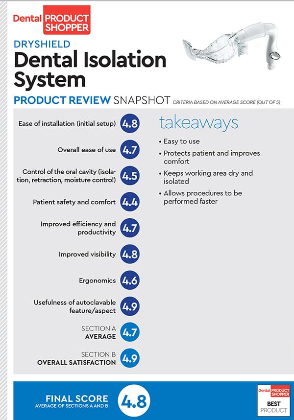 DryShield Isolation System Review, score: 4.8