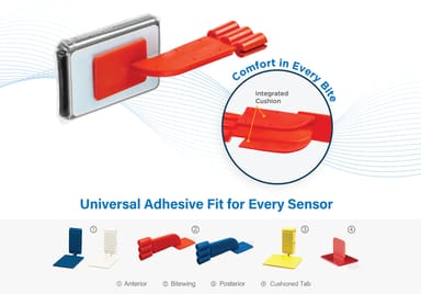 EzAim® ComforTab™ Cushioned Adhesive Sensor Holders