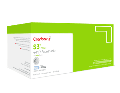 Cranberry S3 Mint Face Mask