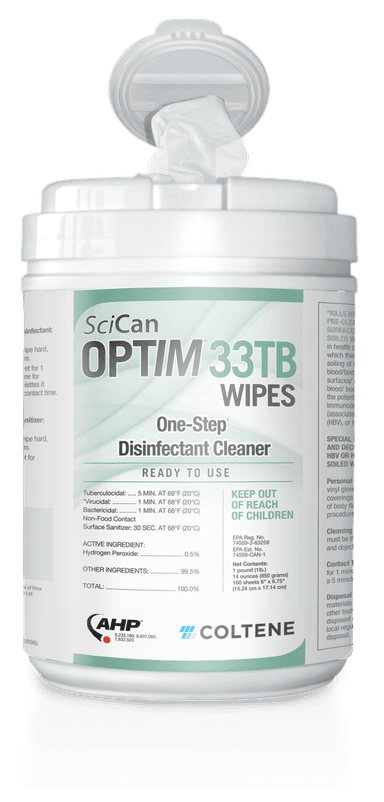 OPTIM 33 TB Wipes Surface Disinfecting Wipes