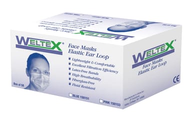 Weltex Ear Loop Face Masks