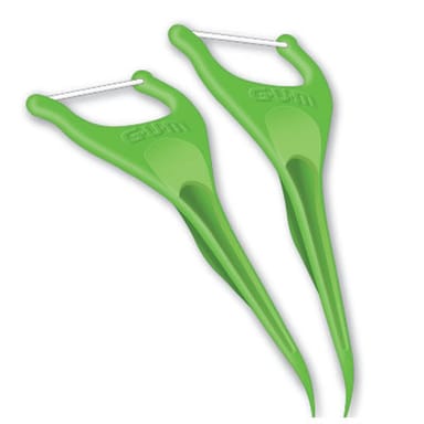 GUM Eez-Thru Angled Flossers