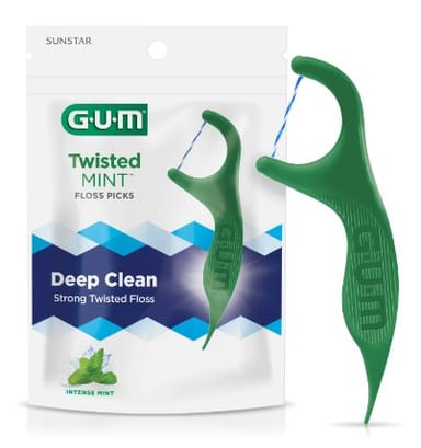 GUM® Twisted Mint™ Floss Picks