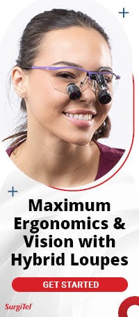 Professoinal Headband Magnifier, OptiVisor Style , Professional, 4  Prismatic Lens Set,1,5x,2x,2.5x,3.5x & 5x Swivel Eye Loupe