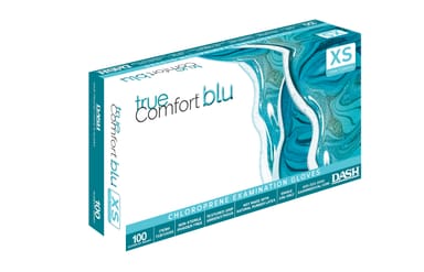 True Comfort® Blu Chloroprene Exam Gloves