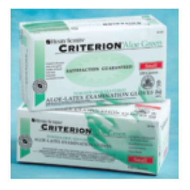 Criterion Aloe Green Latex Exam Gloves