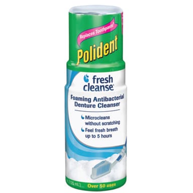 Fresh Cleanse Antibacterial Foaming Denture Cleanser