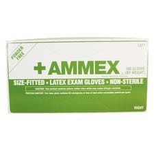 +AMMEX Latex Exam Gloves - Hand Specific, 50 Pairs/Box - Size 7.0