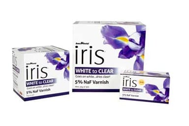 iris White to Clear Varnish