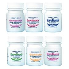 GumNumb Topical Anesthetic Gel with 20% Benzocaine - 1 oz Jar - Bubble Gum