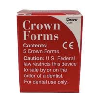 Crown Form Refill - Clear, Celluloid, 5/Pkg - A2, Extra Large, Left Lateral