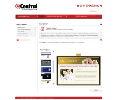 eCentral Integrated Practice Web Site
