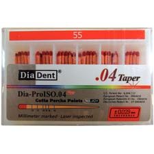 Dia-Pro ISO GT 0.04 Taper Gutta Percha Points MI.029, 60/:Box