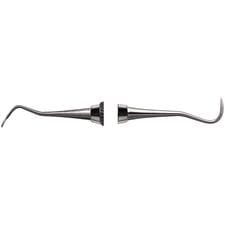 Sickle Scalers Double End - Nevi/Hygienist, 1/H5 - 6 Satin Steel Handle