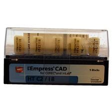 IPS Empress® CAD HT (High Translucency) Blocks, Shades A-D, 5/Pkg - Shade A1, Size I10
