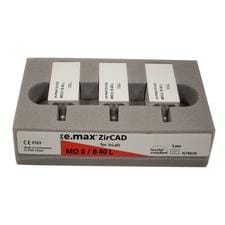 IPS e.max® ZirCAD Colour Blocks - Refill, Size B40 L - Shade MO 0, 3/:Pkg