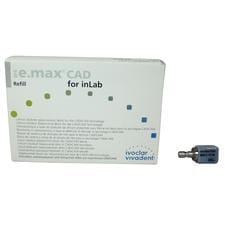 IPS e.max® CAD Blocks - MO (Medium Opacity), Size C14, 5/Pkg - e.max CAD Block Refill (Type B) Size C14, Shade 3 - 5/Pkg