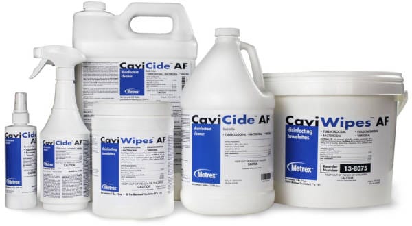 CaviCide and CaviWIpes Surface Disinfection