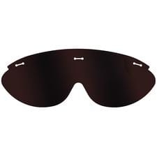 Dynamic Disposables Protective Eyewear  Replacement Grey Lenses, 25/:Pkg