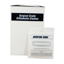 Patterson® Adventure Series Orthodontic Elastics - 2.5 oz Light Force, Latex