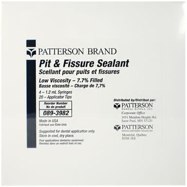Patterson® Pit & Fissure Sealant - Low Viscosity Kit